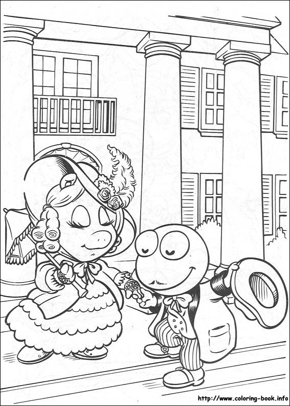 Muppet Babies coloring picture